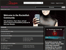 Tablet Screenshot of community.rocketfishproducts.com